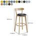 Scandinavian Matte Finish Upholstered Bar Stools Living Room Footrest Stool Clearhalo 'Bar Furniture' 'Bar Stools' 'bar_stools' 'furn' 'furn_bar_stools' 'Furniture' 'furniture_bar_stools' 'Kitchen & Dining Furniture' 4875455