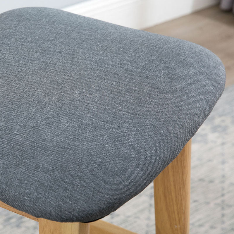 Scandinavian Milk Tea Shop Footrest Stool Matte Finish Solid Wood Bar Stool Clearhalo 'Bar Furniture' 'Bar Stools' 'bar_stools' 'furn' 'furn_bar_stools' 'Furniture' 'furniture_bar_stools' 'Kitchen & Dining Furniture' 4875620