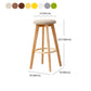 Scandinavian Matte Finish Solid Wood Bar Stool Restaurant Footrest Stool Clearhalo 'Bar Furniture' 'Bar Stools' 'bar_stools' 'furn' 'furn_bar_stools' 'Furniture' 'furniture_bar_stools' 'Kitchen & Dining Furniture' 4875679