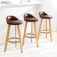 Scandinavian Restaurant Footrest Stool Matte Finish Upholstered Bar Stools Clearhalo 'Bar Furniture' 'Bar Stools' 'bar_stools' 'furn' 'furn_bar_stools' 'Furniture' 'furniture_bar_stools' 'Kitchen & Dining Furniture' 4875683