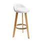 Scandinavian Restaurant Footrest Stool Matte Finish Upholstered Bar Stools White 1 Piece Clearhalo 'Bar Furniture' 'Bar Stools' 'bar_stools' 'furn' 'furn_bar_stools' 'Furniture' 'furniture_bar_stools' 'Kitchen & Dining Furniture' 4875692