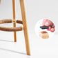 Scandinavian Restaurant Footrest Stool Matte Finish Upholstered Bar Stools Clearhalo 'Bar Furniture' 'Bar Stools' 'bar_stools' 'furn' 'furn_bar_stools' 'Furniture' 'furniture_bar_stools' 'Kitchen & Dining Furniture' 4875693