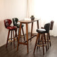 Modern Rubberwood Solid Wood Bar Stool Matte Finish Home Stool Clearhalo 'Bar Furniture' 'Bar Stools' 'bar_stools' 'furn' 'furn_bar_stools' 'Furniture' 'furniture_bar_stools' 'Kitchen & Dining Furniture' 4875730