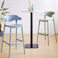 Scandinavian Stackable Milk Tea Shop Stool Matte Finish Plastic Barstool Clearhalo 'Bar Furniture' 'Bar Stools' 'bar_stools' 'furn' 'furn_bar_stools' 'Furniture' 'furniture_bar_stools' 'Kitchen & Dining Furniture' 4875820