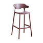 Scandinavian Stackable Milk Tea Shop Stool Matte Finish Plastic Barstool Coffee 1 Piece Bar Stool(30"H) Clearhalo 'Bar Furniture' 'Bar Stools' 'bar_stools' 'furn' 'furn_bar_stools' 'Furniture' 'furniture_bar_stools' 'Kitchen & Dining Furniture' 4875825