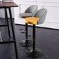 Contemporary Adjustable Height Footrest Barstool Matte Finish Upholstered Stool Clearhalo 'Bar Furniture' 'Bar Stools' 'bar_stools' 'Furniture' 'furniture_bar_stools' 'Kitchen & Dining Furniture' 4875885