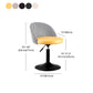 Contemporary Adjustable Height Footrest Barstool Matte Finish Upholstered Stool Clearhalo 'Bar Furniture' 'Bar Stools' 'bar_stools' 'Furniture' 'furniture_bar_stools' 'Kitchen & Dining Furniture' 4875908
