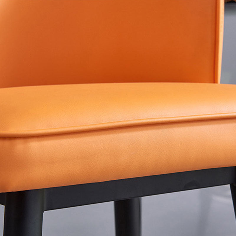 Scandinavian Footrest Home Stool Matte Finish Upholstered Bar Stools Clearhalo 'Bar Furniture' 'Bar Stools' 'bar_stools' 'furn' 'furn_bar_stools' 'Furniture' 'furniture_bar_stools' 'Kitchen & Dining Furniture' 4875925