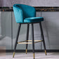 Scandinavian Footrest Home Stool Matte Finish Upholstered Bar Stools Clearhalo 'Bar Furniture' 'Bar Stools' 'bar_stools' 'furn' 'furn_bar_stools' 'Furniture' 'furniture_bar_stools' 'Kitchen & Dining Furniture' 4875928