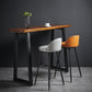 Contemporary Restaurant Footrest Stool Matte Finish Leather Barstool Clearhalo 'Bar Furniture' 'Bar Stools' 'bar_stools' 'furn' 'furn_bar_stools' 'Furniture' 'furniture_bar_stools' 'Kitchen & Dining Furniture' 4876118