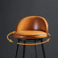 Contemporary Restaurant Footrest Stool Matte Finish Leather Barstool Clearhalo 'Bar Furniture' 'Bar Stools' 'bar_stools' 'furn' 'furn_bar_stools' 'Furniture' 'furniture_bar_stools' 'Kitchen & Dining Furniture' 4876122