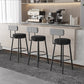 Scandinavian Matte Finish Velvet Counter Stool Footrest Coffee Shop Barstool Clearhalo 'Bar Furniture' 'Bar Stools' 'bar_stools' 'Furniture' 'furniture_bar_stools' 'Kitchen & Dining Furniture' 4876165