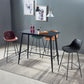 Contemporary Footrest Restaurant Stool Matte Finish Leather Barstool Clearhalo 'Bar Furniture' 'Bar Stools' 'bar_stools' 'furn' 'furn_bar_stools' 'Furniture' 'furniture_bar_stools' 'Kitchen & Dining Furniture' 4876192
