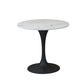 Modern 1/2/4 Pieces Dining Set Round Sintered Stone Dining Table Set White 31"L x 31"W Clearhalo 'Dining Room Sets' 'Dining Tables & Seating' 'dining_room_set' 'furn' 'furn_dining_room_set' 'Furniture' 'furniture_dining_room_set' 'Kitchen & Dining Furniture' 4876284_166ebc22-7910-442d-b85b-444bbd985921