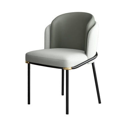 Glam 1/2/5 Pieces Dining Set Sintered Stone Dining Table Set for Dining Areas 1 Grey Chair Clearhalo 'Dining Room Sets' 'Dining Tables & Seating' 'dining_room_set' 'furn' 'furn_dining_room_set' 'Furniture' 'furniture_dining_room_set' 'Kitchen & Dining Furniture' 4876316