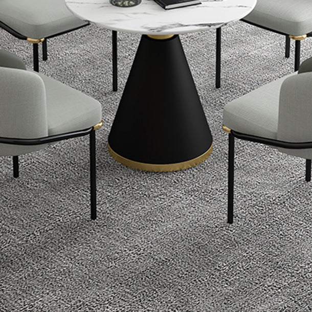 Glam 1/2/5 Pieces Dining Set Sintered Stone Dining Table Set for Dining Areas Clearhalo 'Dining Room Sets' 'Dining Tables & Seating' 'dining_room_set' 'furn' 'furn_dining_room_set' 'Furniture' 'furniture_dining_room_set' 'Kitchen & Dining Furniture' 4876324