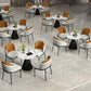 Glam 1/2/5 Pieces Dining Set Sintered Stone Dining Table Set for Dining Areas Clearhalo 'Dining Room Sets' 'Dining Tables & Seating' 'dining_room_set' 'furn' 'furn_dining_room_set' 'Furniture' 'furniture_dining_room_set' 'Kitchen & Dining Furniture' 4876329
