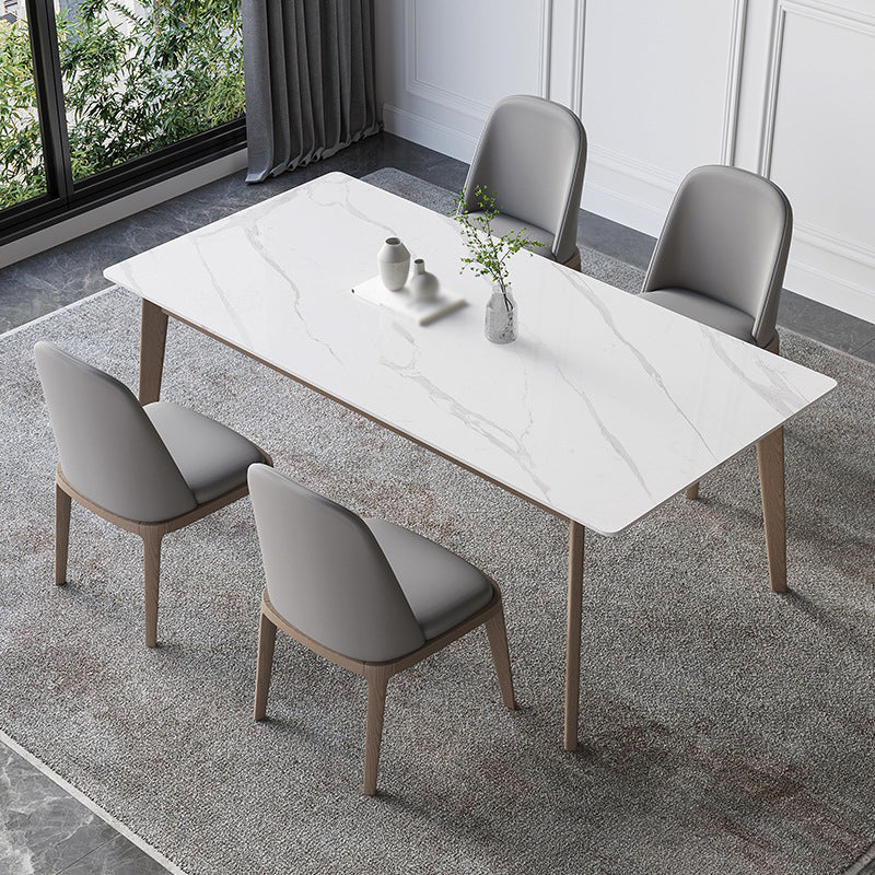 1/2/5/7 Pcs Sintered Stone Dining Room Set Table Furniture Set for Home Clearhalo 'Dining Room Sets' 'Dining Tables & Seating' 'dining_room_set' 'furn' 'furn_dining_room_set' 'Furniture' 'furniture_dining_room_set' 'Kitchen & Dining Furniture' 4876341