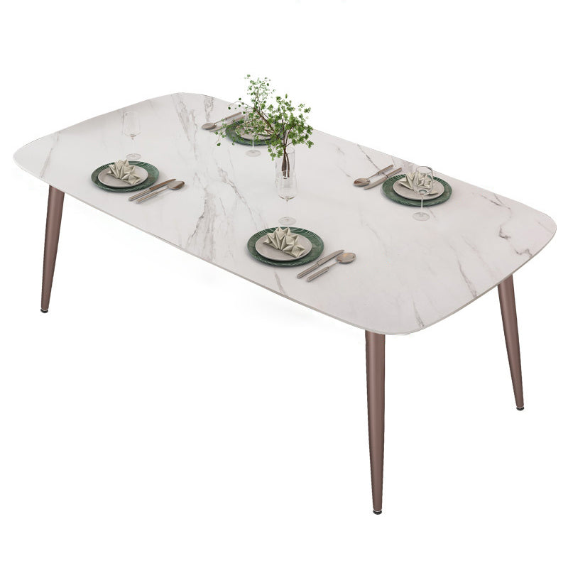 1/2/5/7 Pcs White Sintered Stone Dining Room Set Table Furniture Set for Home Clearhalo 'Dining Room Sets' 'Dining Tables & Seating' 'dining_room_set' 'furn' 'furn_dining_room_set' 'Furniture' 'furniture_dining_room_set' 'Kitchen & Dining Furniture' 4876354