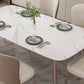1/2/5/7 Pcs White Sintered Stone Dining Room Set Table Furniture Set for Home Clearhalo 'Dining Room Sets' 'Dining Tables & Seating' 'dining_room_set' 'furn' 'furn_dining_room_set' 'Furniture' 'furniture_dining_room_set' 'Kitchen & Dining Furniture' 4876361
