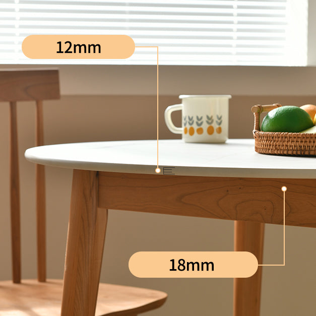 Modern 1/2/3/5 Pieces Dining Set Round Stone Dining Table for Dining Room Clearhalo 'Dining Room Sets' 'Dining Tables & Seating' 'dining_room_set' 'furn' 'furn_dining_room_set' 'Furniture' 'furniture_dining_room_set' 'Kitchen & Dining Furniture' 4876380