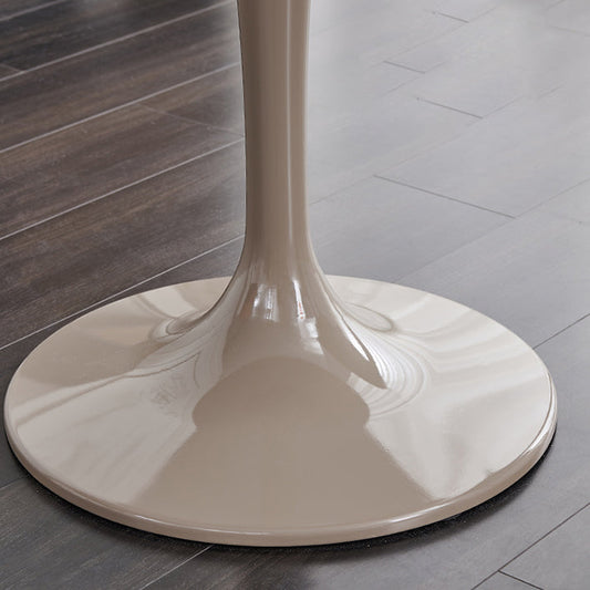 Modern 1/2/3 Pieces Dining Set Round Sintered Stone Dining Table Set Clearhalo 'Dining Room Sets' 'Dining Tables & Seating' 'dining_room_set' 'furn' 'furn_dining_room_set' 'Furniture' 'furniture_dining_room_set' 'Kitchen & Dining Furniture' 4876400