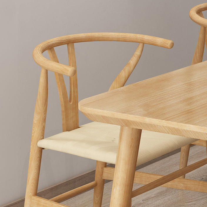 Modern 1/2/3/4/5/7 Pieces Dining Room Set Solid Wood Dining Table and Chairs Clearhalo 'Dining Room Sets' 'Dining Tables & Seating' 'dining_room_set' 'furn' 'furn_dining_room_set' 'Furniture' 'furniture_dining_room_set' 'Kitchen & Dining Furniture' 4876418