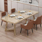 Modern 1/5/6 Pieces Dining Set Rectangle Pine Wood Dining Table for Dining Room Clearhalo 'Dining Room Sets' 'Dining Tables & Seating' 'dining_room_set' 'furn' 'furn_dining_room_set' 'Furniture' 'furniture_dining_room_set' 'Kitchen & Dining Furniture' 4876440