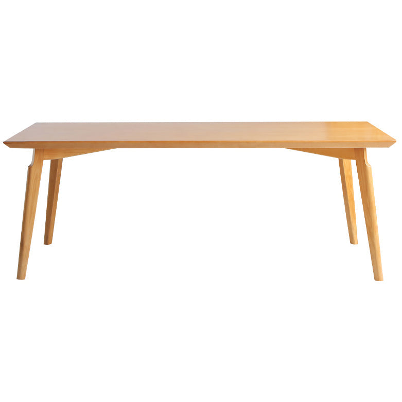 Modern 1/3/5/7 Pieces Dining Set Rectangle Pine Wood Dining Table for Dining Room Wood 98"L x 39"W Clearhalo 'Dining Room Sets' 'Dining Tables & Seating' 'dining_room_set' 'furn' 'furn_dining_room_set' 'Furniture' 'furniture_dining_room_set' 'Kitchen & Dining Furniture' 4876459