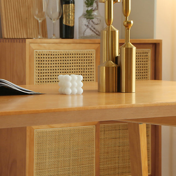 Modern 1/3/5/7 Pieces Dining Set Rectangle Pine Wood Dining Table for Dining Room Clearhalo 'Dining Room Sets' 'Dining Tables & Seating' 'dining_room_set' 'furn' 'furn_dining_room_set' 'Furniture' 'furniture_dining_room_set' 'Kitchen & Dining Furniture' 4876461