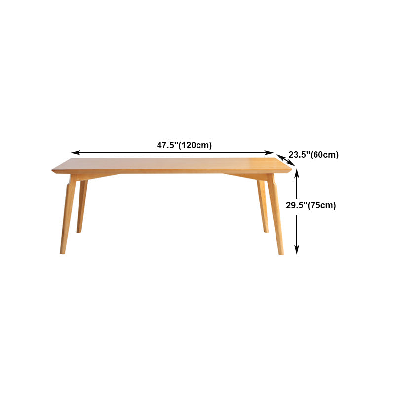Modern 1/3/5/7 Pieces Dining Set Rectangle Pine Wood Dining Table for Dining Room Clearhalo 'Dining Room Sets' 'Dining Tables & Seating' 'dining_room_set' 'furn' 'furn_dining_room_set' 'Furniture' 'furniture_dining_room_set' 'Kitchen & Dining Furniture' 4876469