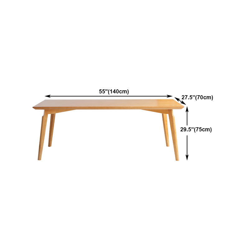 Modern 1/3/5/7 Pieces Dining Set Rectangle Pine Wood Dining Table for Dining Room Clearhalo 'Dining Room Sets' 'Dining Tables & Seating' 'dining_room_set' 'furn' 'furn_dining_room_set' 'Furniture' 'furniture_dining_room_set' 'Kitchen & Dining Furniture' 4876470