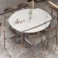 1/4/7 Pcs Table Furniture Set Dining Table Set with Sintered Stone Top for Home Clearhalo 'Dining Room Sets' 'Dining Tables & Seating' 'dining_room_set' 'furn' 'furn_dining_room_set' 'Furniture' 'furniture_dining_room_set' 'Kitchen & Dining Furniture' 4876481