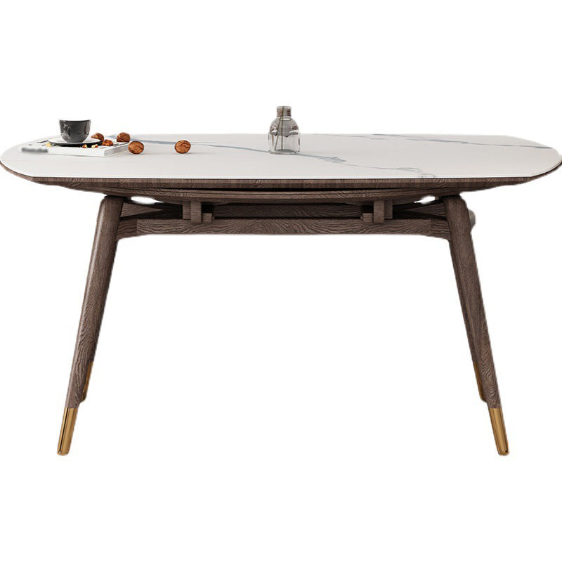 1/4/7 Pcs Table Furniture Set Dining Table Set with Sintered Stone Top for Home Clearhalo 'Dining Room Sets' 'Dining Tables & Seating' 'dining_room_set' 'furn' 'furn_dining_room_set' 'Furniture' 'furniture_dining_room_set' 'Kitchen & Dining Furniture' 4876482