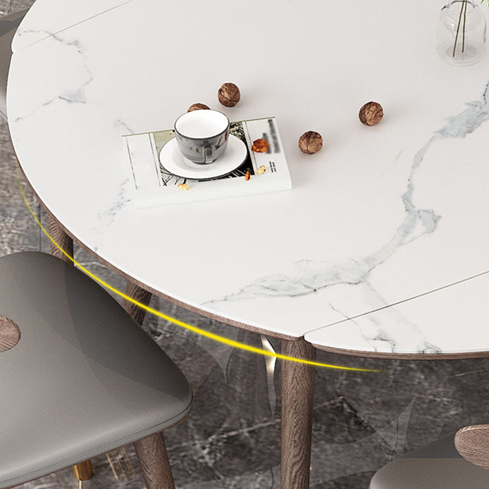 1/4/7 Pcs Table Furniture Set Dining Table Set with Sintered Stone Top for Home Clearhalo 'Dining Room Sets' 'Dining Tables & Seating' 'dining_room_set' 'furn' 'furn_dining_room_set' 'Furniture' 'furniture_dining_room_set' 'Kitchen & Dining Furniture' 4876483