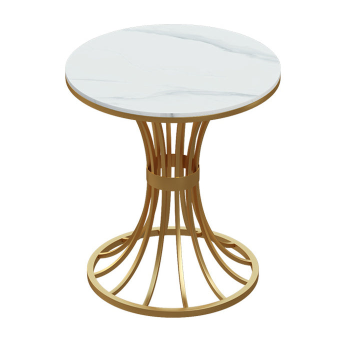 Glam 1/2/3/4/5 Pieces Dining Set Sintered Stone Dining Table Set for Dining Areas White 28"L x 28"W Clearhalo 'Dining Room Sets' 'Dining Tables & Seating' 'dining_room_set' 'furn' 'furn_dining_room_set' 'Furniture' 'furniture_dining_room_set' 'Kitchen & Dining Furniture' 4876527