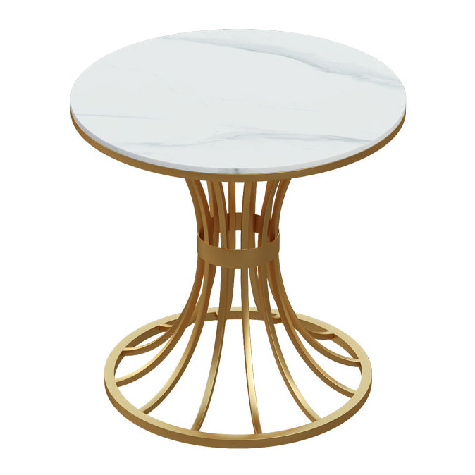 Glam 1/2/3/4/5 Pieces Dining Set Sintered Stone Dining Table Set for Dining Areas White 31"L x 31"W Clearhalo 'Dining Room Sets' 'Dining Tables & Seating' 'dining_room_set' 'furn' 'furn_dining_room_set' 'Furniture' 'furniture_dining_room_set' 'Kitchen & Dining Furniture' 4876530