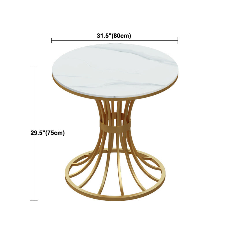 Glam 1/2/3/4/5 Pieces Dining Set Sintered Stone Dining Table Set for Dining Areas Clearhalo 'Dining Room Sets' 'Dining Tables & Seating' 'dining_room_set' 'furn' 'furn_dining_room_set' 'Furniture' 'furniture_dining_room_set' 'Kitchen & Dining Furniture' 4876550