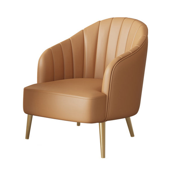 Glam 1/3/5 Pieces Dining Room Set Sintered Stone Dining Table 1 Orange Chair Clearhalo 'Dining Room Sets' 'Dining Tables & Seating' 'dining_room_set' 'furn' 'furn_dining_room_set' 'Furniture' 'furniture_dining_room_set' 'Kitchen & Dining Furniture' 4876569