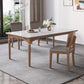 1/4/5/6/7 Pieces Table Furniture Set Sintered Stone Dining Room Set with Wooden Legs 4 Pieces: Table, 3 Chairs Clearhalo 'Dining Room Sets' 'Dining Tables & Seating' 'dining_room_set' 'furn' 'furn_dining_room_set' 'Furniture' 'furniture_dining_room_set' 'Kitchen & Dining Furniture' 4876633