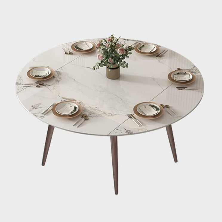 Contemporary 1/2/5/7 Pieces Dining Set Metal Dining Room Set for Small Space Clearhalo 'Dining Room Sets' 'Dining Tables & Seating' 'dining_room_set' 'furn' 'furn_dining_room_set' 'Furniture' 'furniture_dining_room_set' 'Kitchen & Dining Furniture' 4876652
