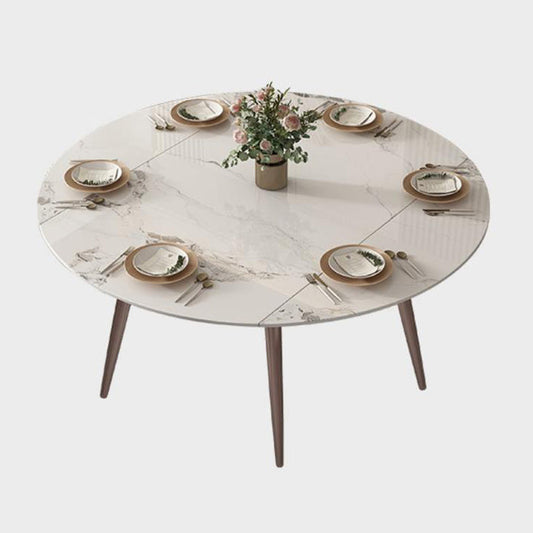 Contemporary 1/2/5/7 Pieces Dining Set Metal Dining Room Set for Small Space Clearhalo 'Dining Room Sets' 'Dining Tables & Seating' 'dining_room_set' 'furn' 'furn_dining_room_set' 'Furniture' 'furniture_dining_room_set' 'Kitchen & Dining Furniture' 4876652