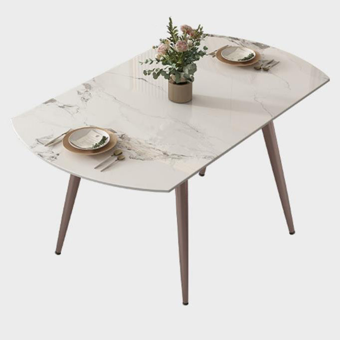 Contemporary 1/2/5/7 Pieces Dining Set Metal Dining Room Set for Small Space Clearhalo 'Dining Room Sets' 'Dining Tables & Seating' 'dining_room_set' 'furn' 'furn_dining_room_set' 'Furniture' 'furniture_dining_room_set' 'Kitchen & Dining Furniture' 4876653