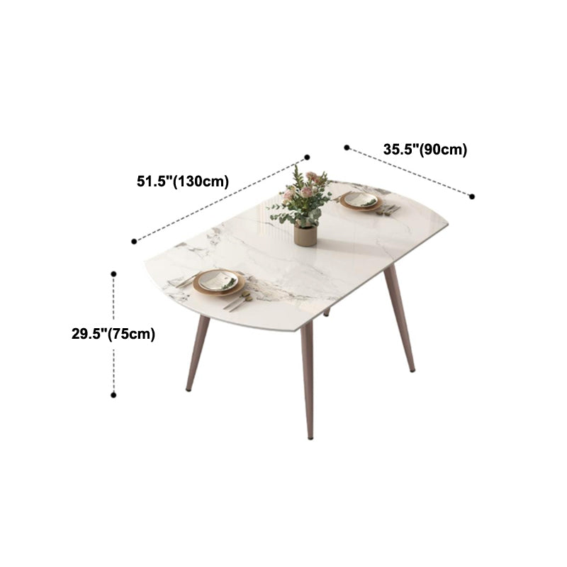 Contemporary 1/2/5/7 Pieces Dining Set Metal Dining Room Set for Small Space Clearhalo 'Dining Room Sets' 'Dining Tables & Seating' 'dining_room_set' 'furn' 'furn_dining_room_set' 'Furniture' 'furniture_dining_room_set' 'Kitchen & Dining Furniture' 4876656