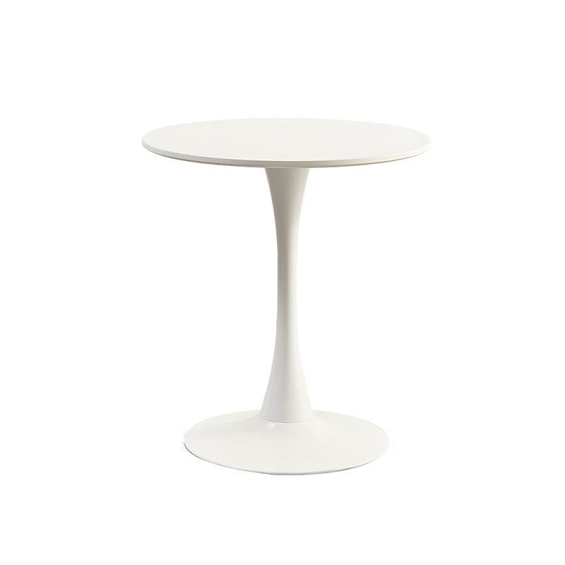 Minimalism Style Round Top Restaurant Table Metal Base Dining Table Clearhalo 'Dining Tables & Seating' 'Dining Tables' 'dining_table' 'furn' 'furn_dining_table' 'Furniture' 'furniture_dining_table' 'Kitchen & Dining Furniture' 'kitchen' 'kitchen_dining_table' 4876745