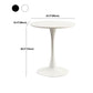 Minimalism Style Round Top Restaurant Table Metal Base Dining Table Clearhalo 'Dining Tables & Seating' 'Dining Tables' 'dining_table' 'furn' 'furn_dining_table' 'Furniture' 'furniture_dining_table' 'Kitchen & Dining Furniture' 'kitchen' 'kitchen_dining_table' 4876757