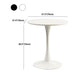 Minimalism Style Round Top Restaurant Table Metal Base Dining Table Clearhalo 'Dining Tables & Seating' 'Dining Tables' 'dining_table' 'furn' 'furn_dining_table' 'Furniture' 'furniture_dining_table' 'Kitchen & Dining Furniture' 'kitchen' 'kitchen_dining_table' 4876759
