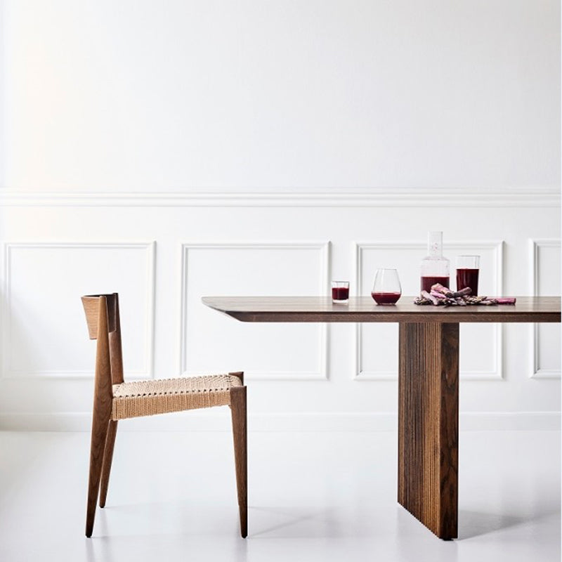 Modern Rectangle Dining Site Table Solid Wood Double Pedestal Kitchen Dining Table Clearhalo 'Dining Tables & Seating' 'Dining Tables' 'dining_table' 'furn' 'furn_dining_table' 'Furniture' 'furniture_dining_table' 'Kitchen & Dining Furniture' 'kitchen' 'kitchen_dining_table' 4876816