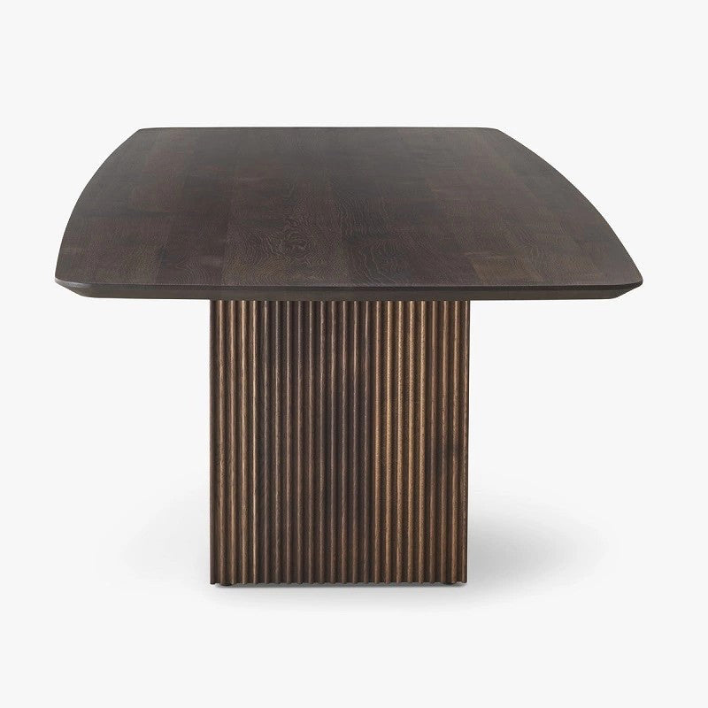 Modern Rectangle Dining Site Table Solid Wood Double Pedestal Kitchen Dining Table Clearhalo 'Dining Tables & Seating' 'Dining Tables' 'dining_table' 'furn' 'furn_dining_table' 'Furniture' 'furniture_dining_table' 'Kitchen & Dining Furniture' 'kitchen' 'kitchen_dining_table' 4876821