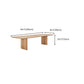 Modern Rectangle Dining Site Table Solid Wood Double Pedestal Kitchen Dining Table Clearhalo 'Dining Tables & Seating' 'Dining Tables' 'dining_table' 'furn' 'furn_dining_table' 'Furniture' 'furniture_dining_table' 'Kitchen & Dining Furniture' 'kitchen' 'kitchen_dining_table' 4876829